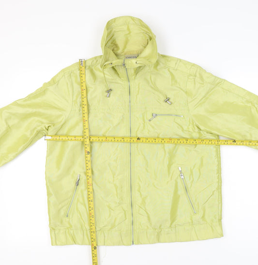Womens UK Size 16 Chico's Green Basic Jacket