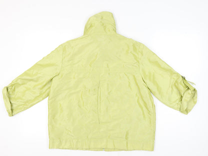 Womens UK Size 16 Chico's Green Basic Jacket