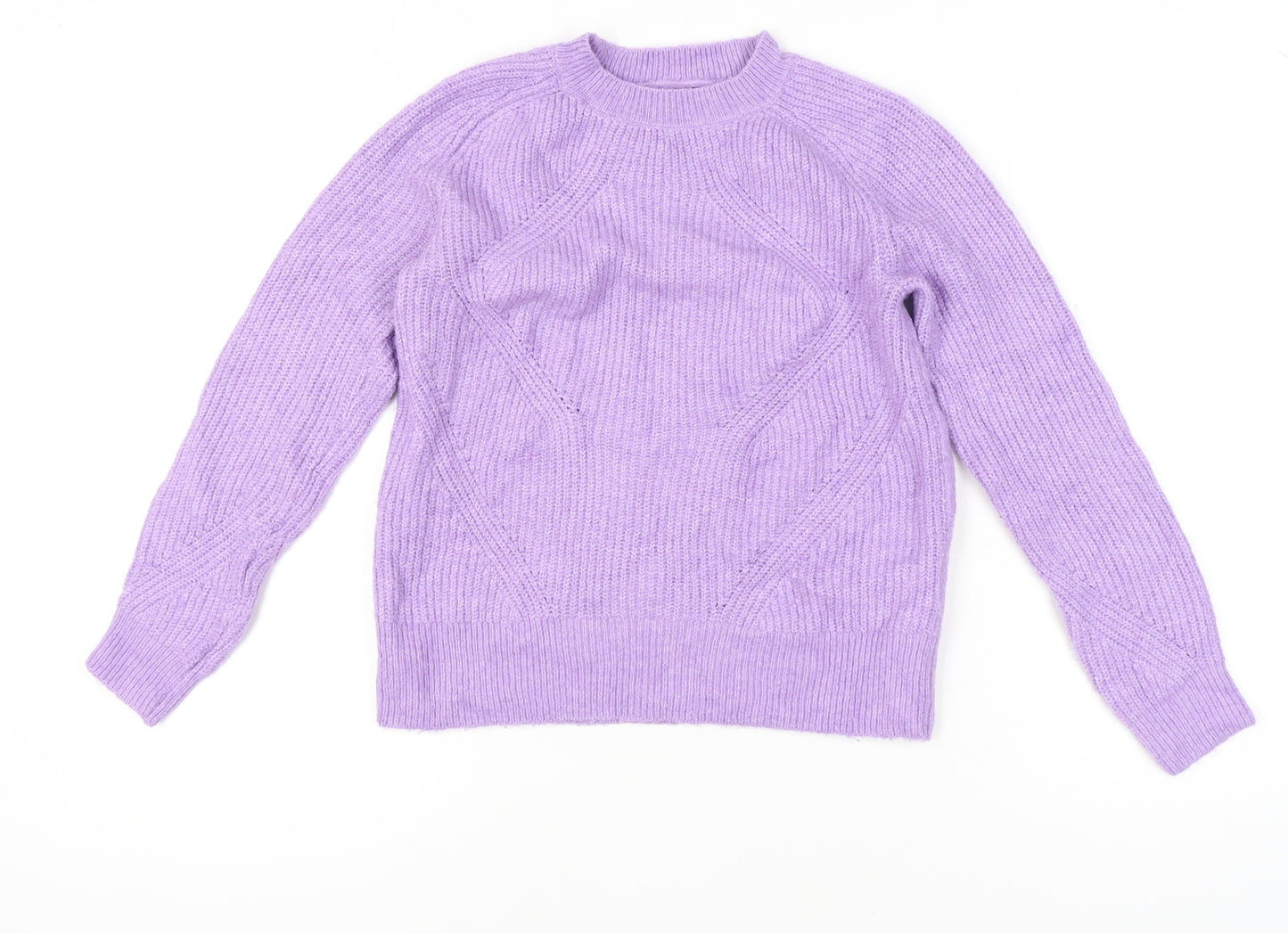 Womens UK Size XS Marks and Spencer Purple Pullover Jumper