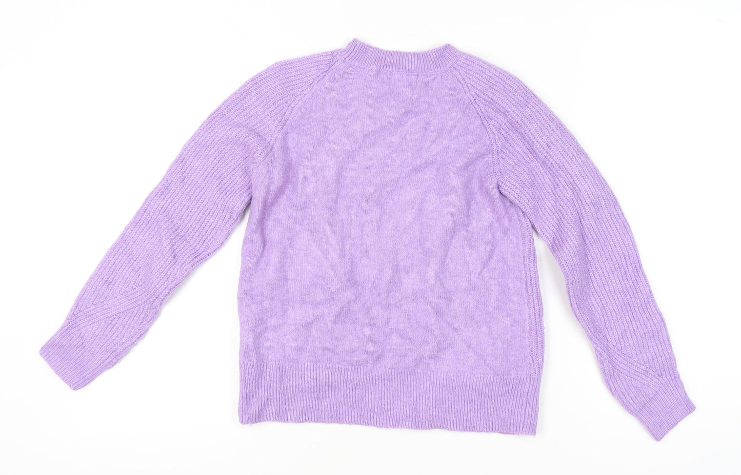 Womens UK Size XS Marks and Spencer Purple Pullover Jumper