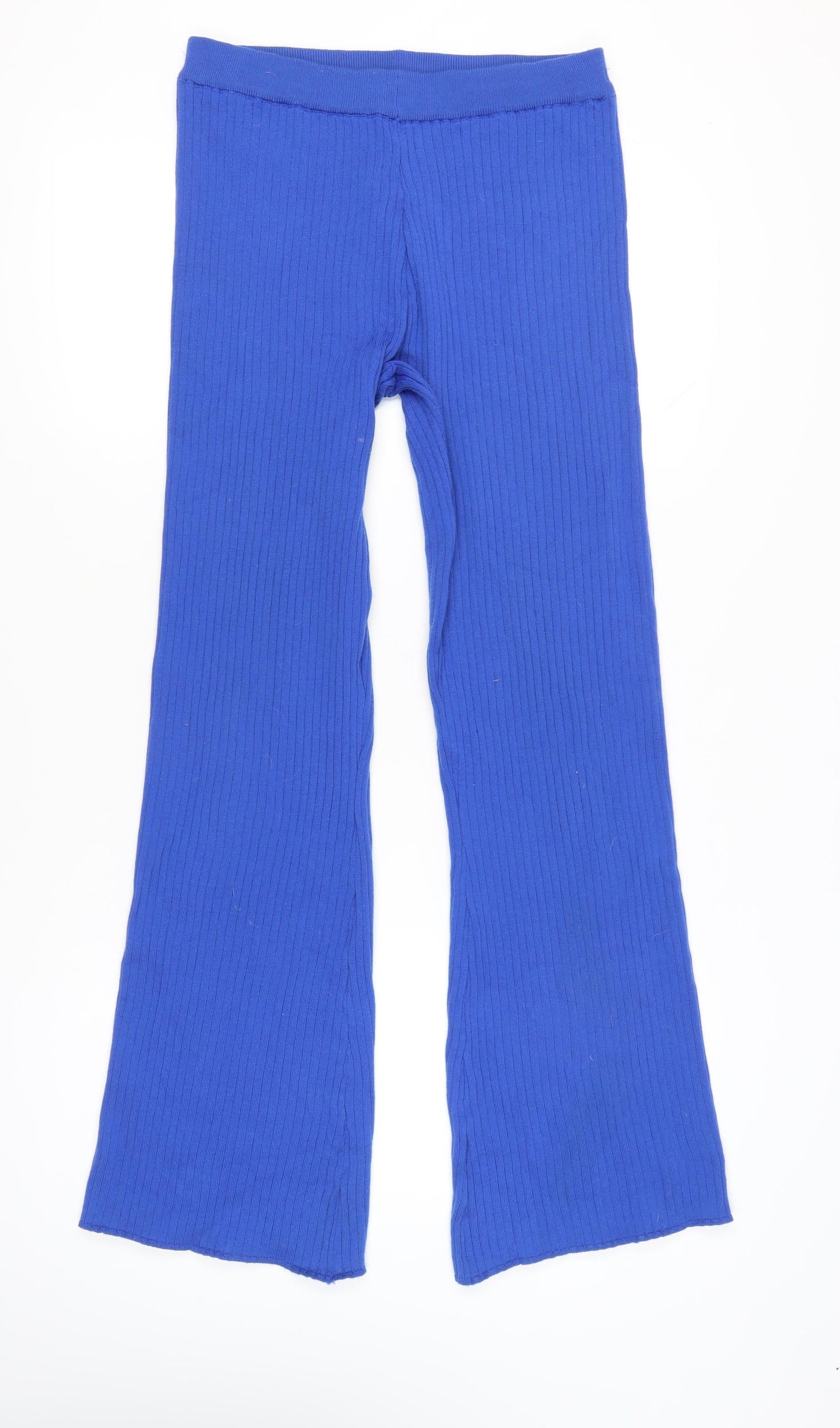 Womens UK Size L New Look Regular Fit CasualTravel Blue Trousers