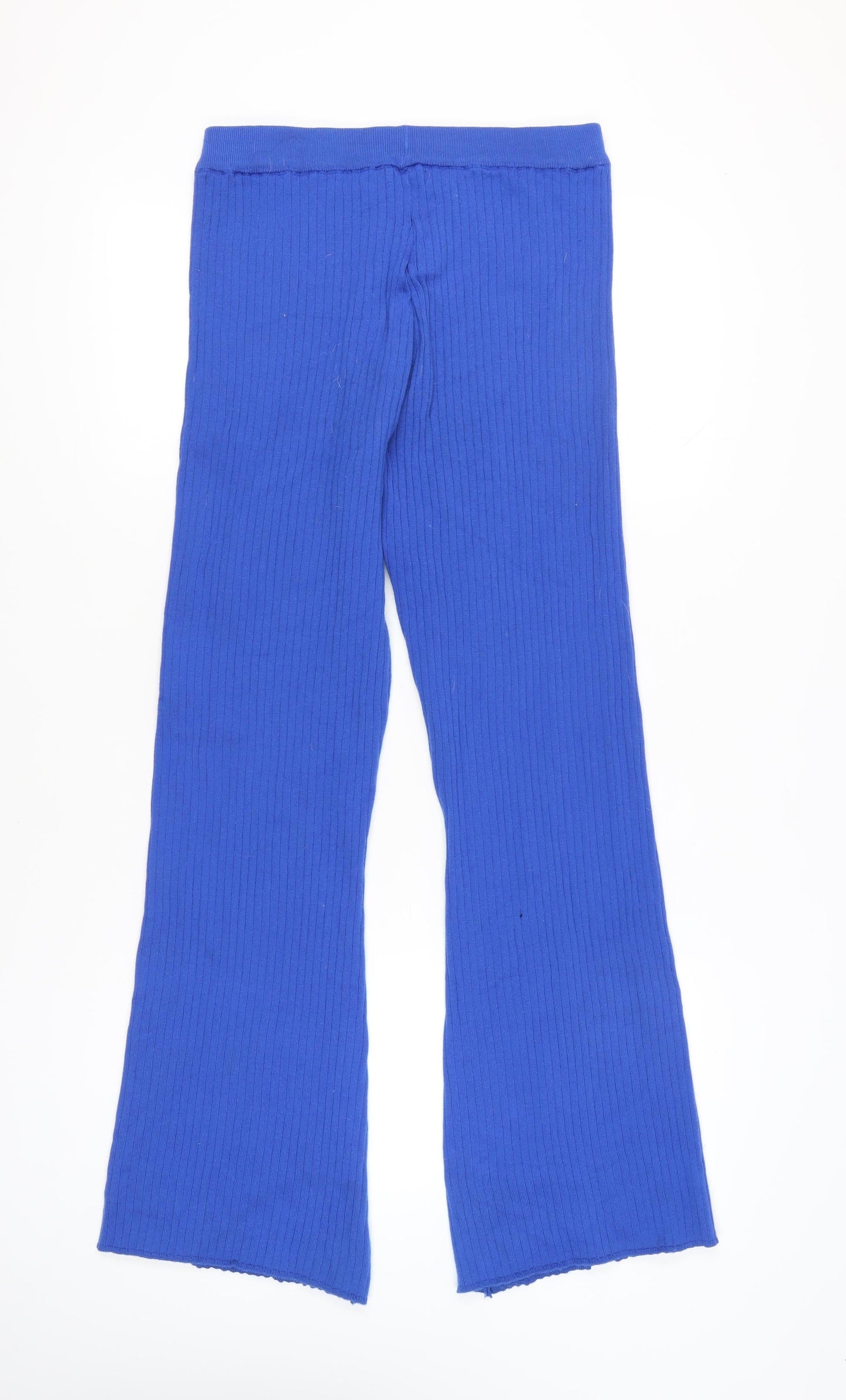 Womens UK Size L New Look Regular Fit CasualTravel Blue Trousers