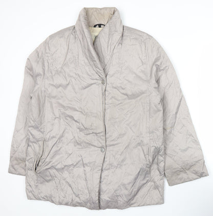 Milo Coats Women’s Beige Size 12 Mid-Length Puffer Jacket
