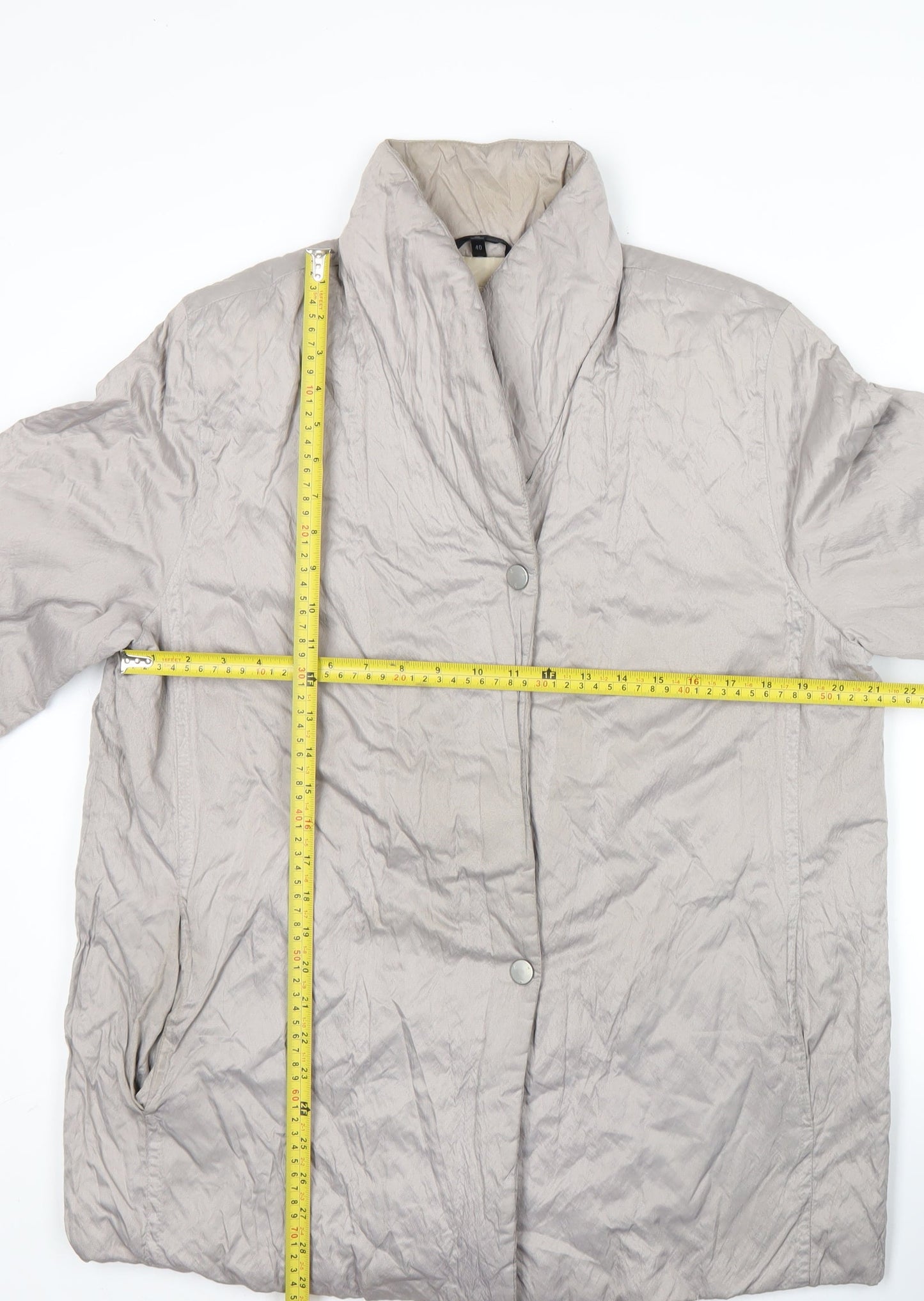 Milo Coats Women’s Beige Size 12 Mid-Length Puffer Jacket