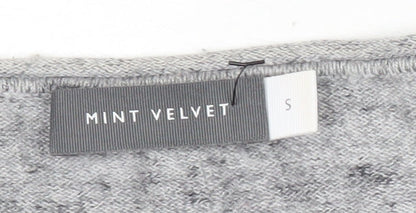 Womens UK Size S Mint Velvet Grey Pullover Jumper
