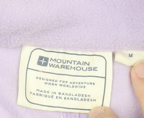 Womens UK Size M Mountain Warehouse Purple Pullover Sweatshirt