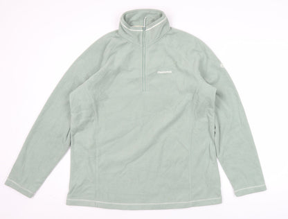 Unisex Adults UK Size XL Craghoppers Green 1/2 Zip Sweatshirt