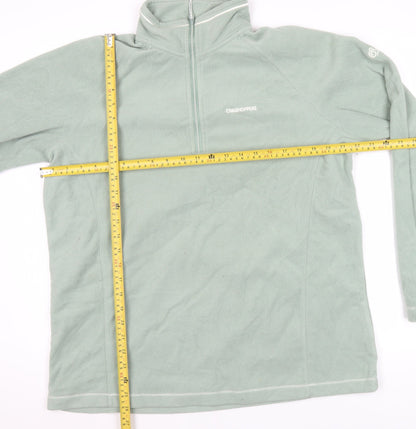 Unisex Adults UK Size XL Craghoppers Green 1/2 Zip Sweatshirt