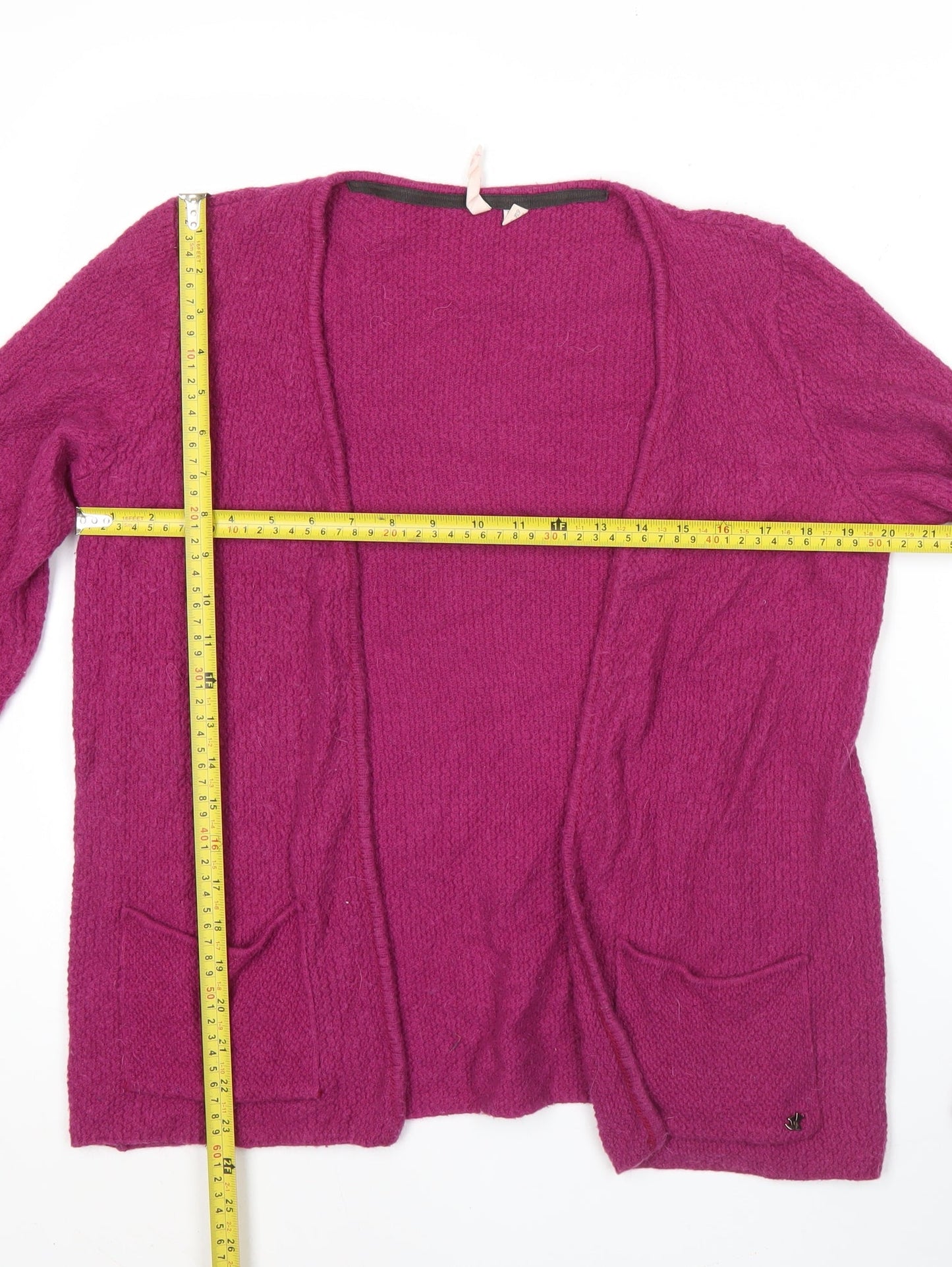 Womens UK Size 8 White Stuff Purple Cardigan Jumper