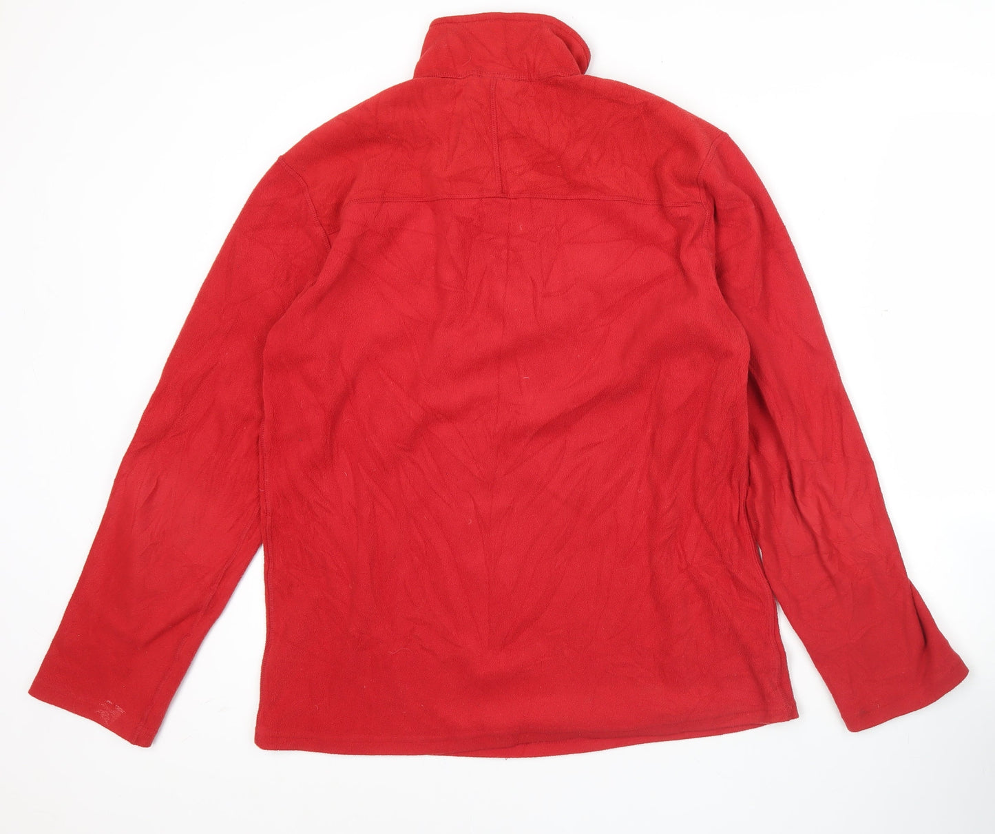 The North Face Men's Red Small 1/4 Zip Fleece Sweatshirt Outdoor