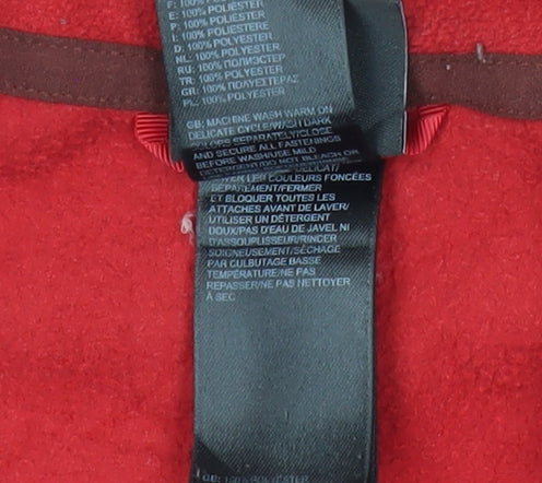 The North Face Men's Red Small 1/4 Zip Fleece Sweatshirt Outdoor