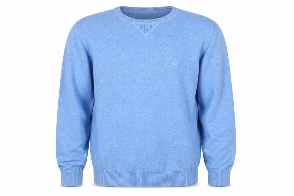 Mens UK Size L French Connection Blue Pullover Jumper