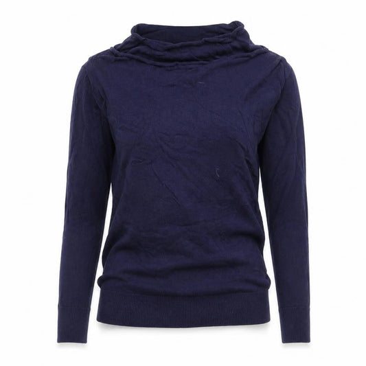 Womens UK Size S JoJo Maman Bébé Blue Pullover Jumper