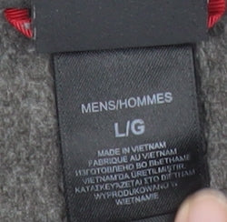 The North Face Mens Grey Fleece Sweatshirt L 1/2 Zip Pullover Outdoor