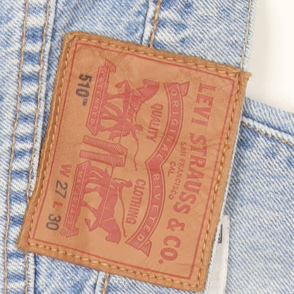 Levi's Men's Blue 510 Skinny Denim Jeans W27 L30 Slim Fit