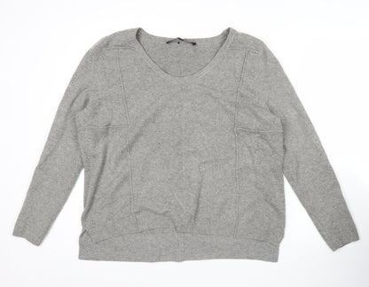 Womens UK Size M French Connection Grey Pullover Jumper