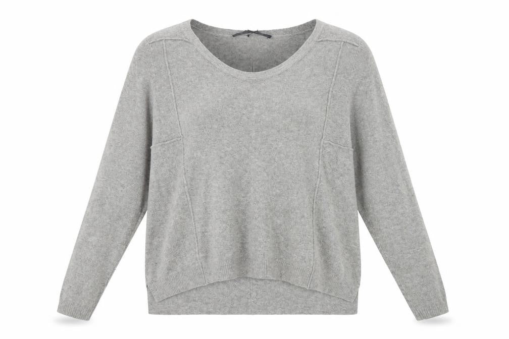 Womens UK Size M French Connection Grey Pullover Jumper