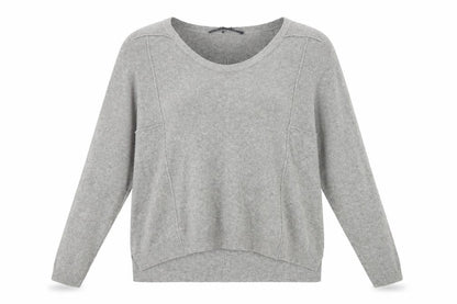 Womens UK Size M French Connection Grey Pullover Jumper