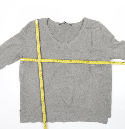 Womens UK Size M French Connection Grey Pullover Jumper