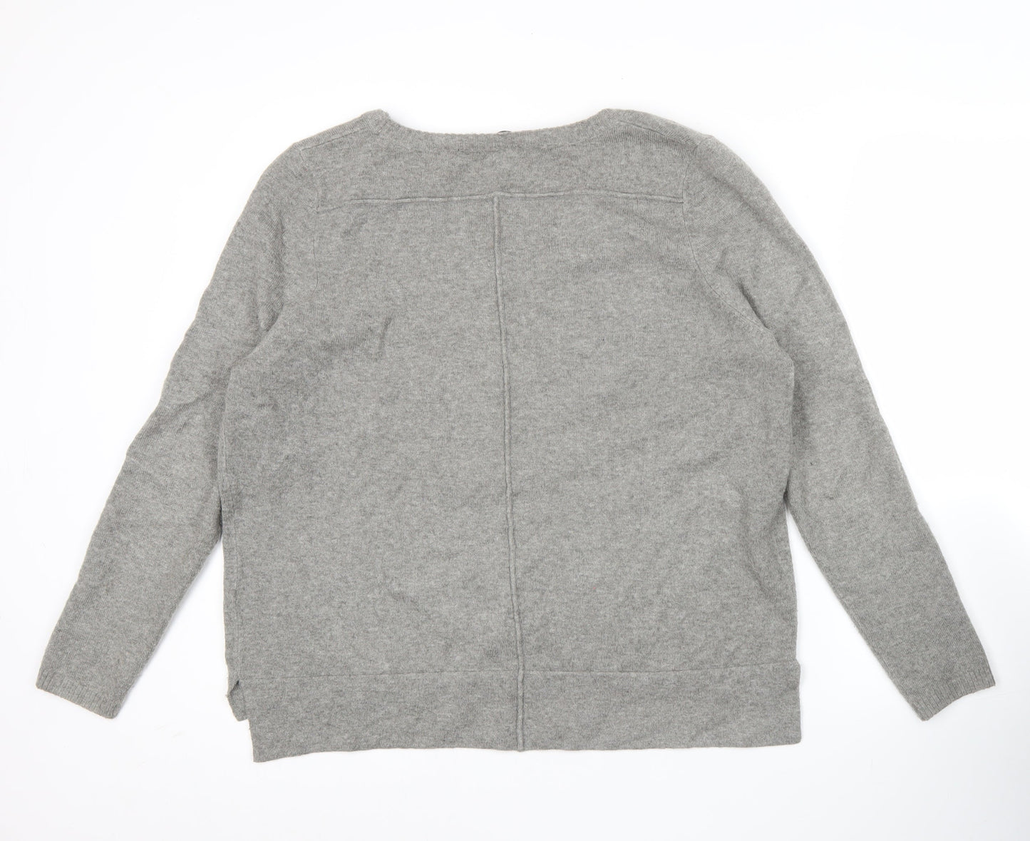 Womens UK Size M French Connection Grey Pullover Jumper