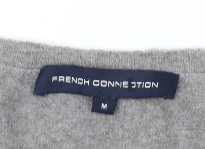 Womens UK Size M French Connection Grey Pullover Jumper