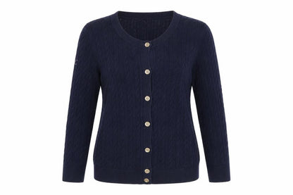 Womens UK Size S Talbots Blue Cardigan Jumper