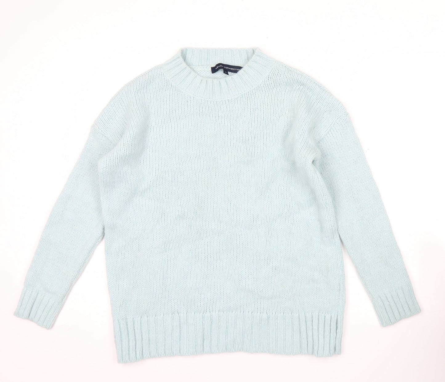 Womens UK Size S French Connection Blue Pullover Jumper