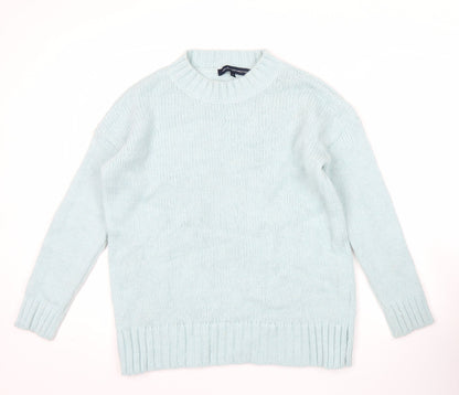 Womens UK Size S French Connection Blue Pullover Jumper