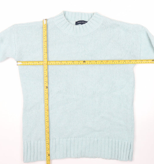 Womens UK Size S French Connection Blue Pullover Jumper