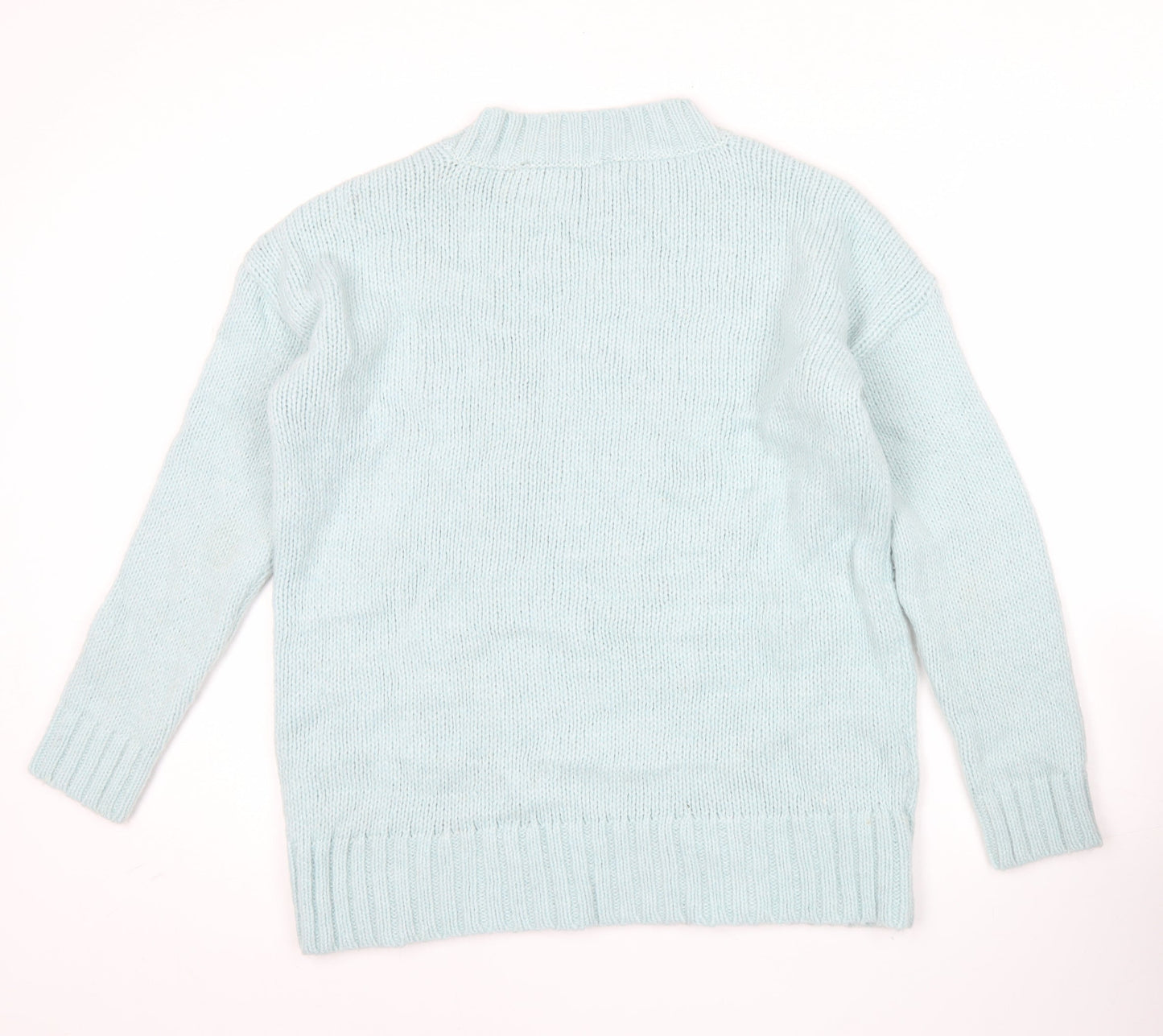 Womens UK Size S French Connection Blue Pullover Jumper