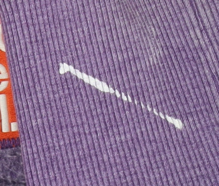 Superdry Womens Purple Hoodie Medium Full Zip Casual Cotton Blend