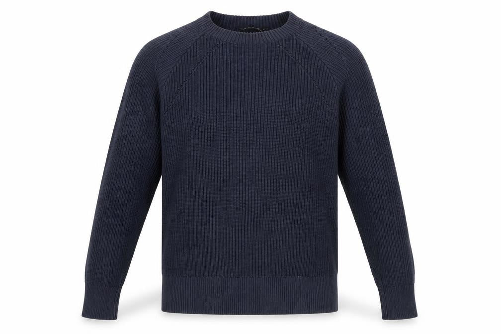 Mens UK Size S French Connection Blue Pullover Jumper