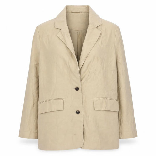 Womens UK Size 16 F&F Regular Beige Suit Jacket