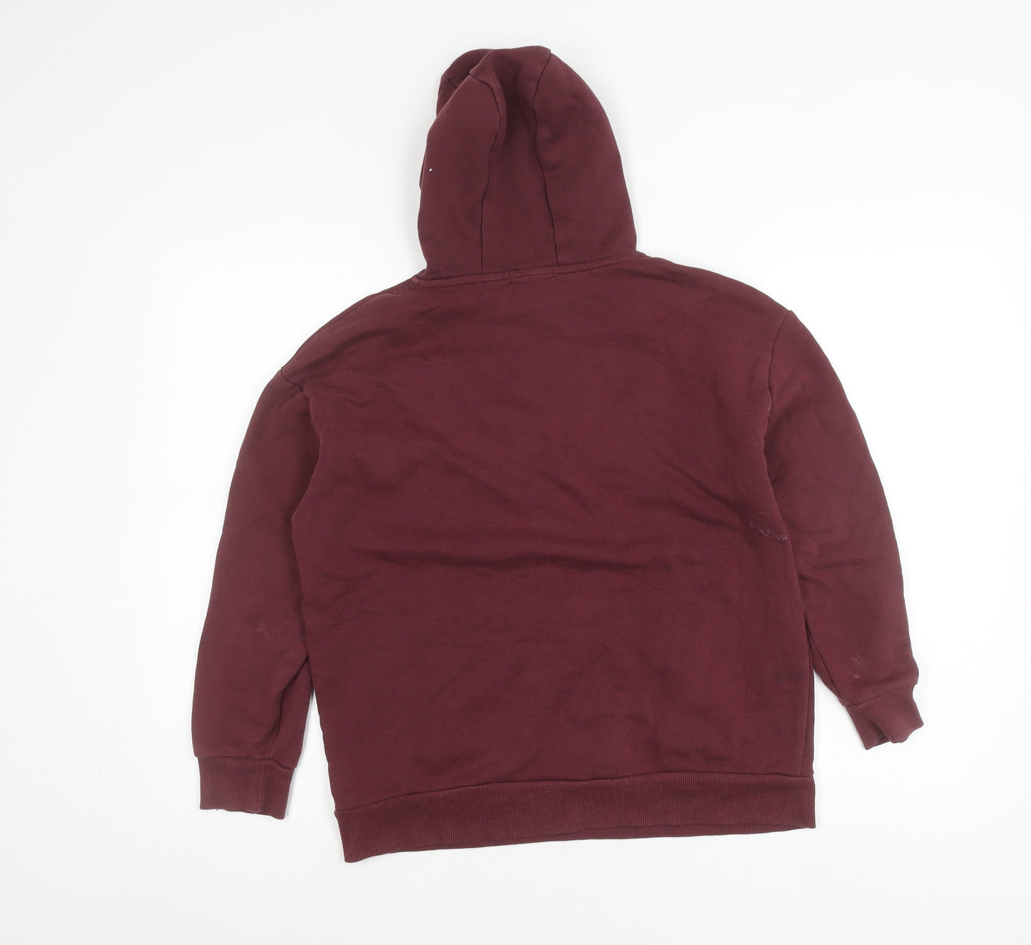 Primark Girls Red Chicago Pullover Hoodie 11-12 Years Cotton Blend
