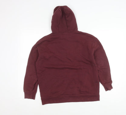 Primark Girls Red Chicago Pullover Hoodie 11-12 Years Cotton Blend