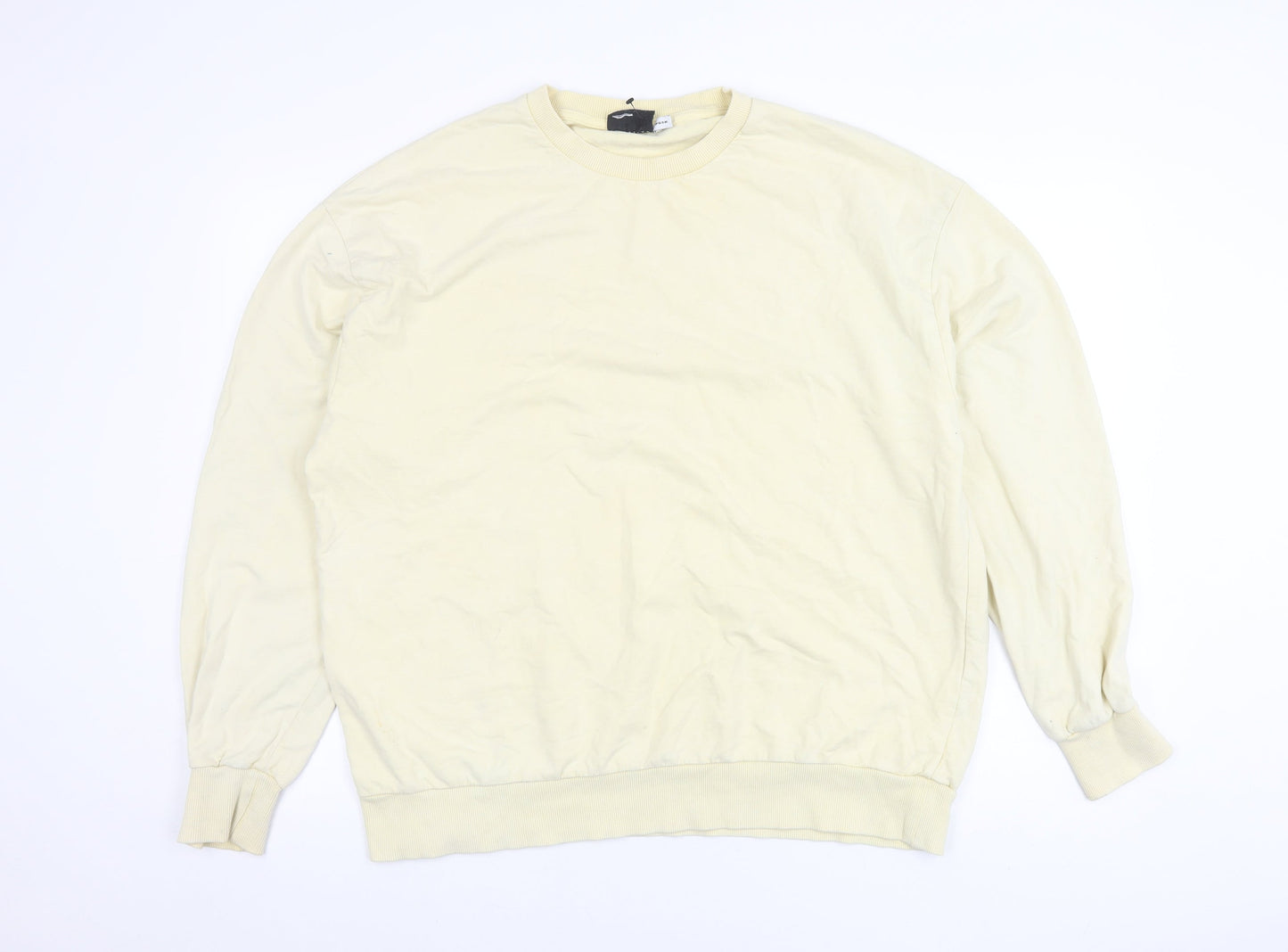 Womens UK Size 12 ASOS Yellow Pullover Sweatshirt