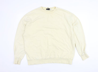 Womens UK Size 12 ASOS Yellow Pullover Sweatshirt