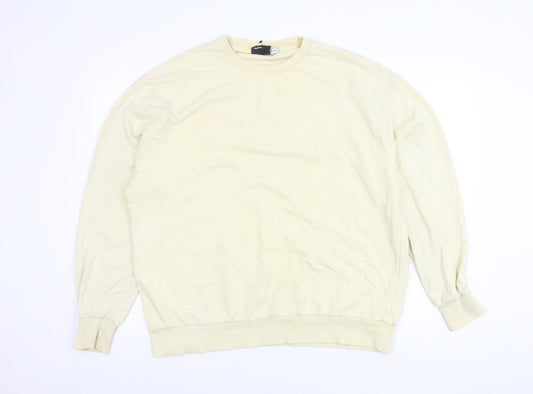 Womens UK Size 12 ASOS Yellow Pullover Sweatshirt