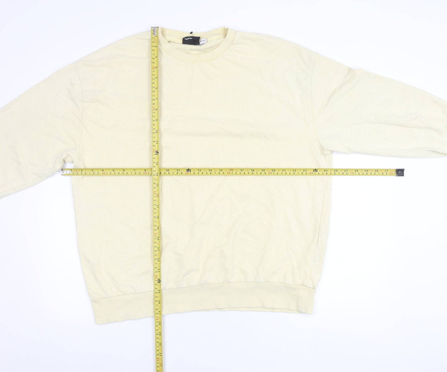 Womens UK Size 12 ASOS Yellow Pullover Sweatshirt