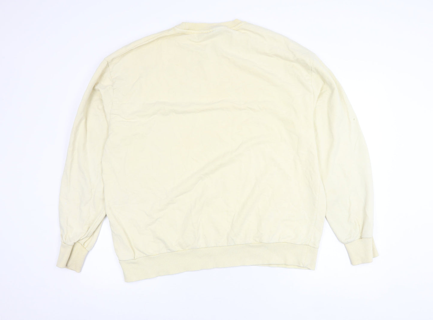 Womens UK Size 12 ASOS Yellow Pullover Sweatshirt