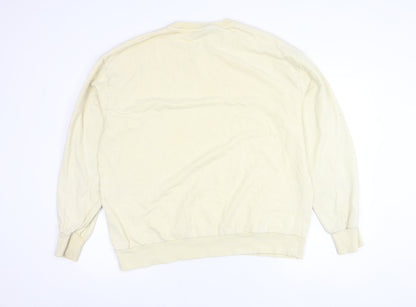Womens UK Size 12 ASOS Yellow Pullover Sweatshirt