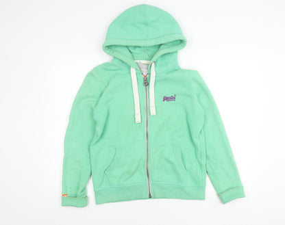 Womens UK Size M Superdry Green Basic Jacket