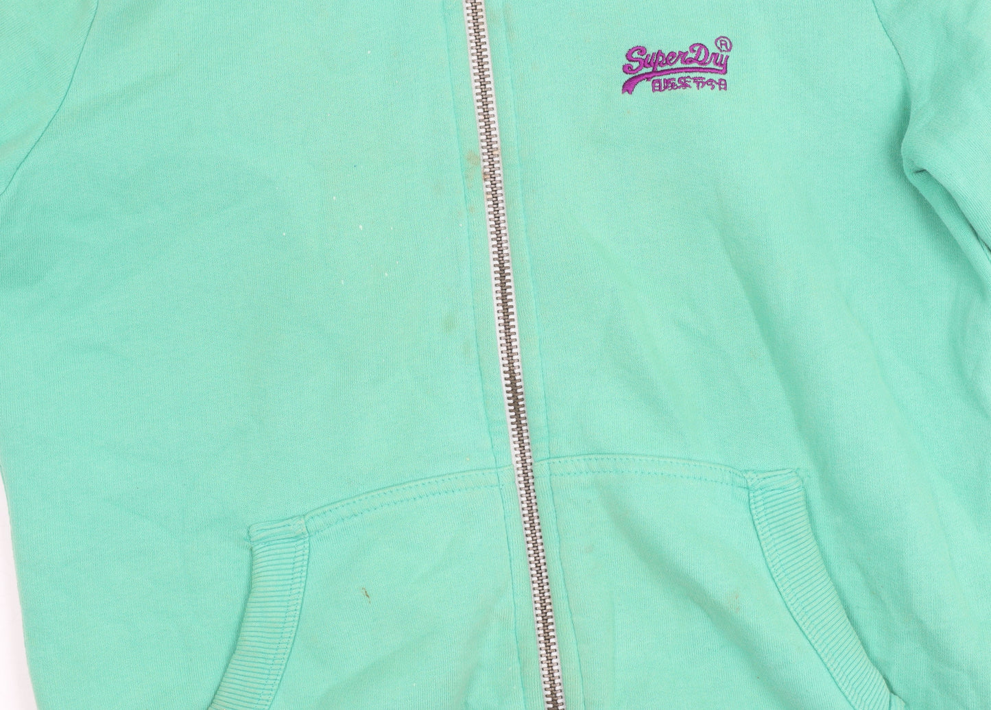 Womens UK Size M Superdry Green Basic Jacket