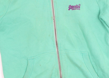 Womens UK Size M Superdry Green Basic Jacket