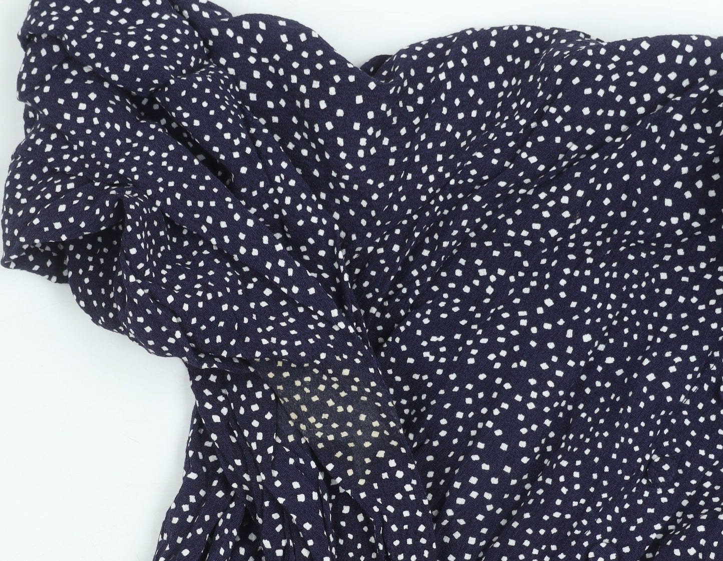 & Other Stories Women’s Blue Polka Dot Long Sleeve Shirt Dress Size 8