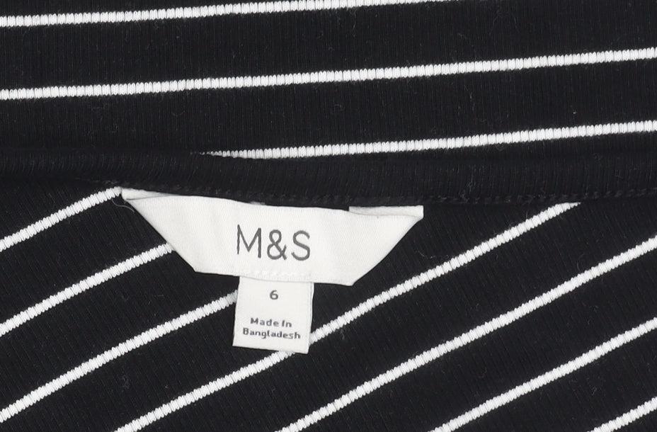 Womens UK Size 6 Marks and Spencer Black Camisole Tank
