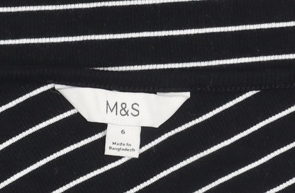 Womens UK Size 6 Marks and Spencer Black Camisole Tank