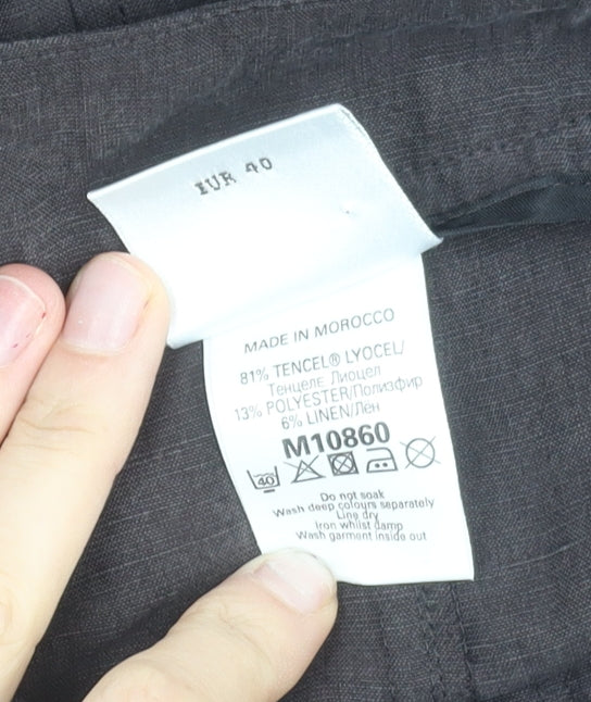 Next Women Black Midi Straight Pencil Skirt Size 12 Workwear