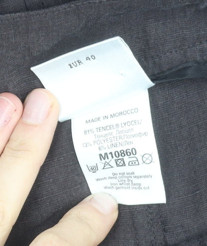 Next Women Black Midi Straight Pencil Skirt Size 12 Workwear