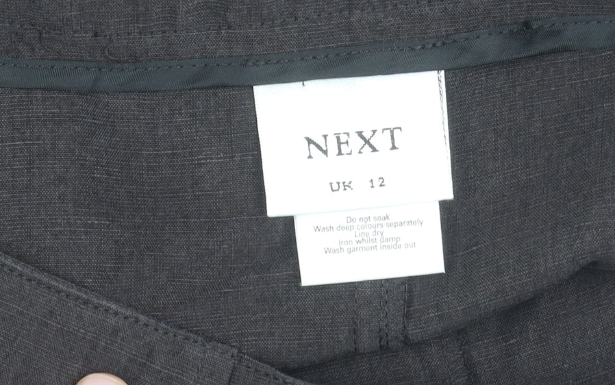 Next Women Black Midi Straight Pencil Skirt Size 12 Workwear